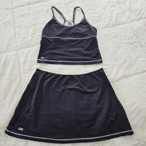 Tail Tech Skirt and Tank Black and White Tennis Pickleball Set Size Medium
